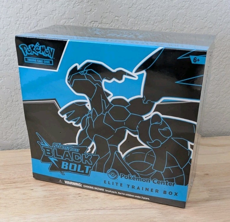 Black Bolt Pokemon Center ETB - Elite Trainer Box Factory SEALED