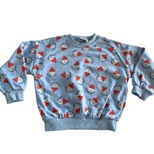 Bobo Choses Babies' Morning Egg Sweatshirt In Blue size 6-7