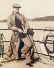 COCKY SEXY METROSEXUAL MAN POSES HOT at GAY RIVER ~ 1930s PHOTO — photo 2