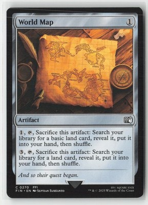 World Map 270 Common FINAL FANTASY Magic: The Gathering Near Mint