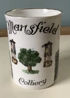 Rare vintage collectable Edwardian bone china Mansfield colliery mining pit mug