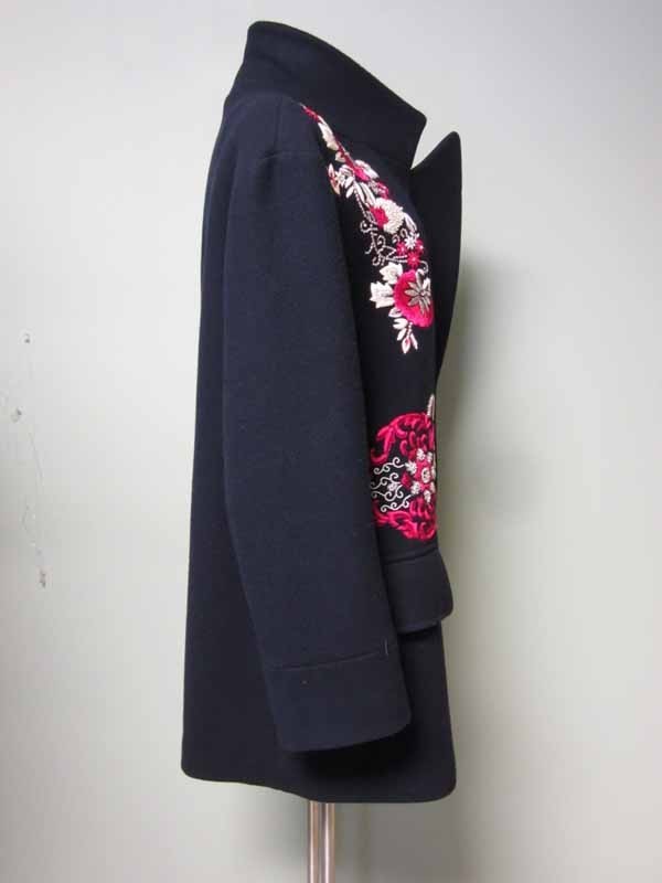 コート Dries Van Noten LONG COAT WITH SEQUINS (010241 1483103) DRIES VAN NOTEN Snake-effect sequined cotton coat | NET-A-PORTER
