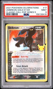 Umbreon Gold Star 17/17 Celebrations