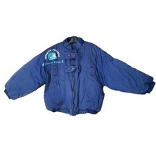 VTG Freeway American Football Men L Oversized Bomber Lined Jacket 80s Streetwear