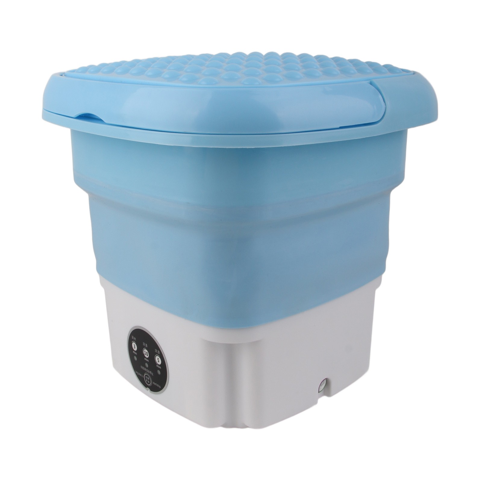 Portable Folding Washing Machine Deep Cleaning Half Automatic Wash For Socks Use