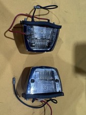 Lucas L860 Plate Lamps Lot Of 2 Nos With Lucas Box Lucas L860 Plate Lamps Lot Of 2 Nos With Lucas Box