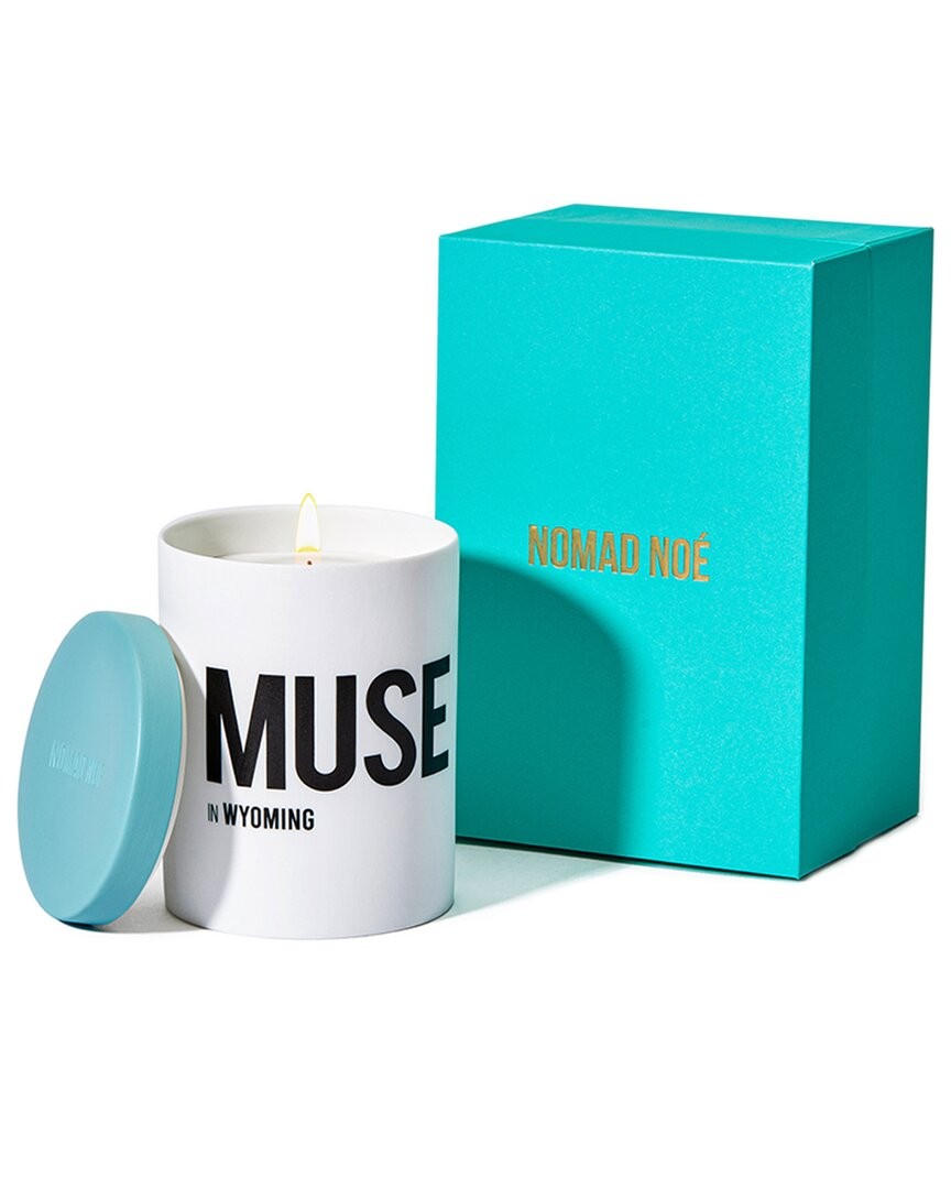 Nomad Noe Muse в Вайоминге - Роскошная ароматическая свеча Rosa Woodsii и сандалового дерева Blue