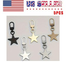 5Pcs Star-Shaped Zipper Puller Detachable Replacement for Repair