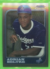 1997: Bowman Chrome: #182 Adrian Beltre (Rookie Card). rookie card picture