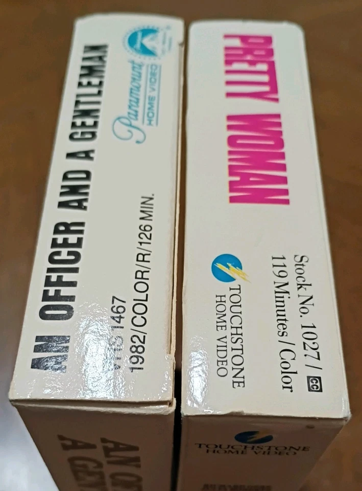 VHS Movie Lot  Pretty Woman - An Officer And A Gentleman Richard Gere  Foto 4 de 4