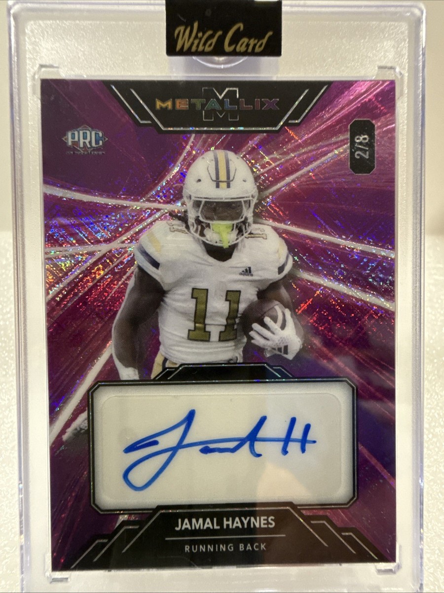 2025 Wild Card Metallix - PURPLE Cross Hatch AUTO #WMLA-JH Jamal