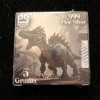 5 Gram 999 Silver Dinosaur Spinosaurus Pan Silver Company Limited  #2643/3000