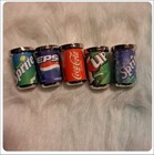 1:12 scale Miniatures- 5 soda can lot, real metal, adult collector. Mini. — photo 6