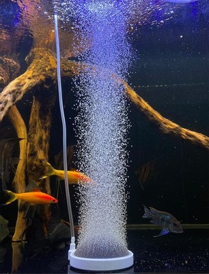 Nano Air Stone for Aquarium, Quiet Fine Bubble Diffuser | Fine quiet bubbles,...
