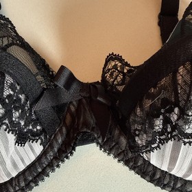 Agent Provocateur FIFI Bra 34D NWT Black & Pink Orig. $190  