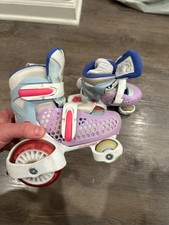 kids roller skates adjustable size 6-7 inch , 25-28 eur