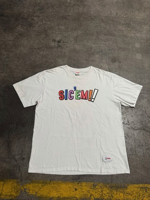 Supreme x WTAPS Sic'em T-Shirt White Size XL with Box Logo