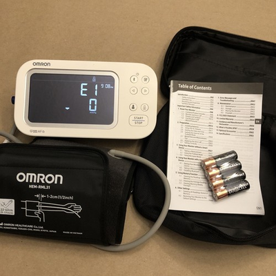 #ad #ad Omron BP5465 Platinum Blood Pressure Monitor w Carry Bag AFIB Screen Tech $69.50