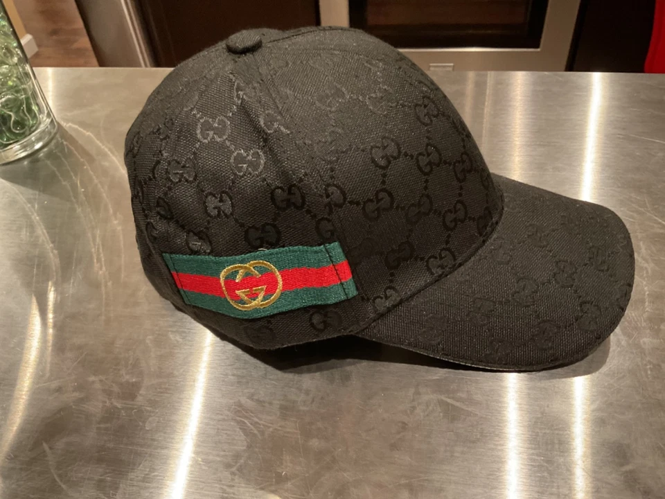 New Black X OG Canvas monogram US SELLER TOP QUALITY gucci baseball hat - Image 4 of 4