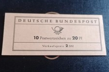 Bund 1963 Bach Markenheftchen MH 9 u RLV Ib Type B postfrisch
