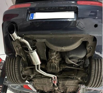 PORSCHE 968 Coupe Cabrio CS Edelstahl Sportauspuff Leichtbau Don Silencioso ROAR