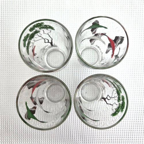 Lot of 4 Vintage Hunting Dog & Duck Hi Ball Water Drinking Glasses 5.5" Tall - Picture 6 of 9