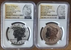 2024-S Morgan Peace Dollar 2-Coin Reverse Proof Set NGC RPF70 Early Releases