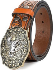 Wilder Lederg&uuml;rtel Herren Country Style