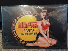 Mopar Parts And Accessories Metal Sign New Sealed Mopar Parts And Accessories Metal Sign New Sealed