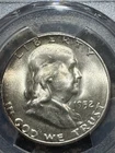 1952-s Franklin Half Dollar, PCGS MS65, Free shipping