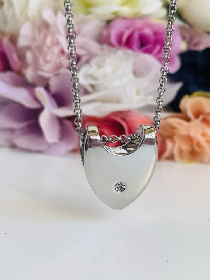 Collana Morellato Cuore Passante ♥️ Con castone E Diamantino - Immagine 3 di 4