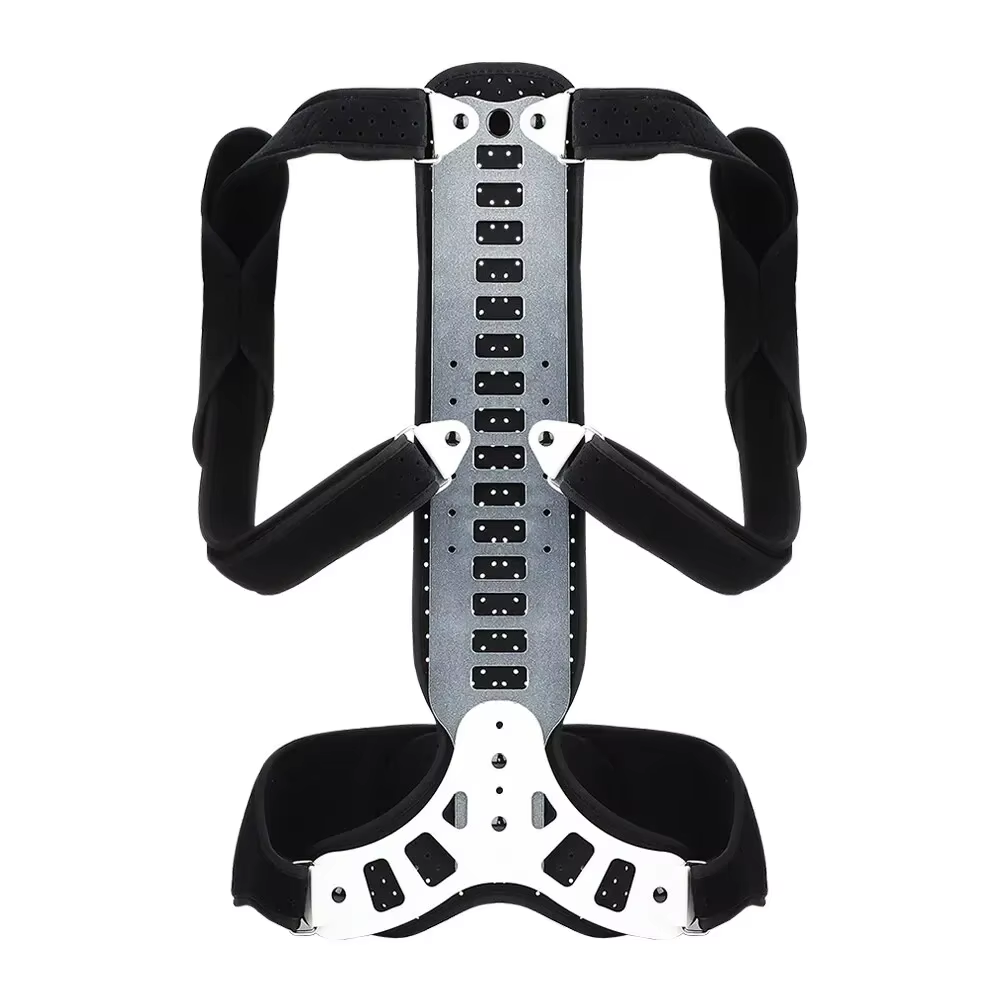 High Quality Aluminum Plate Lumbar Spinal Bad Back Posture Corrector Brace Humpb