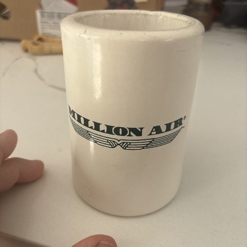 Vintage Million Air Military Aviation Kool Kan Foam Beverage Can Holder Koozie - Picture 11 of 13