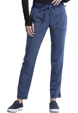 Heather Navy Cherokee Scrubs Infinity Pull On Pant CK135A HTNA Antimicrobial