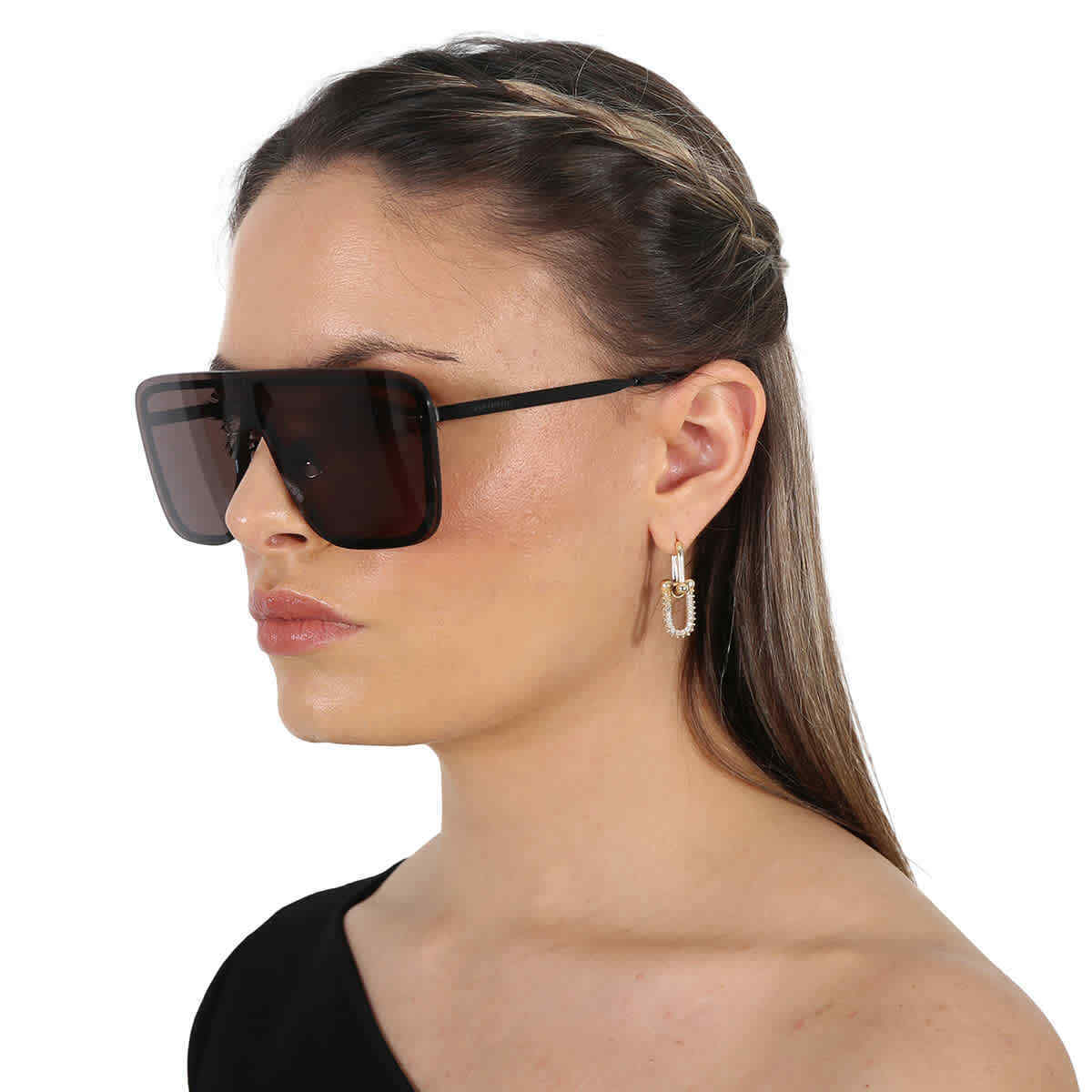 Saint Laurent Black Mask Unisex Sunglasses SL 364 MASK 002 Saint Laurent Black Mask Unisex Sunglasses SL 364 MASK 002