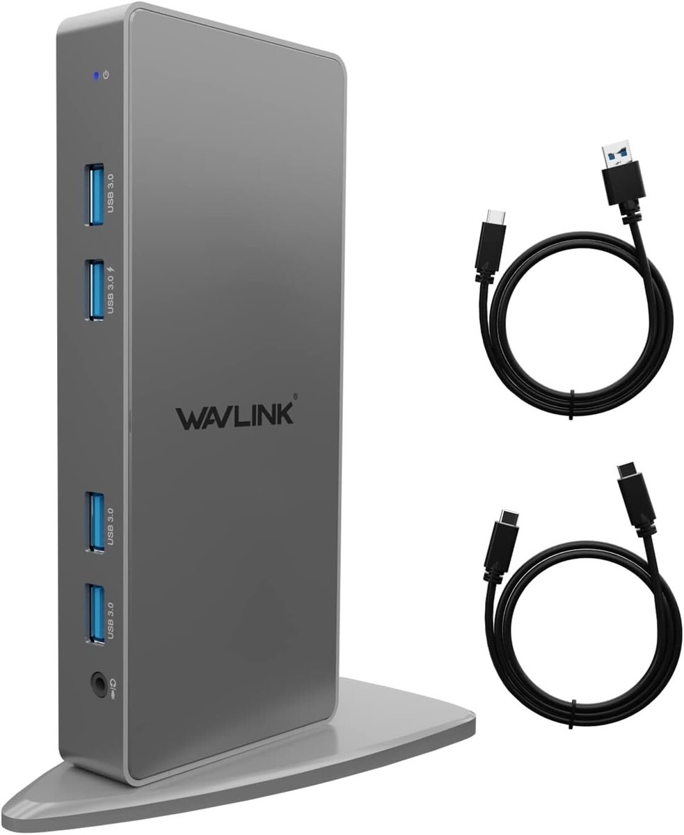 WAVLINK USB-Cドッキングステーション WL-UG69DK1 Wavlink WL-UG69DK1 USB-C Dual 4K Docking Station | eBay