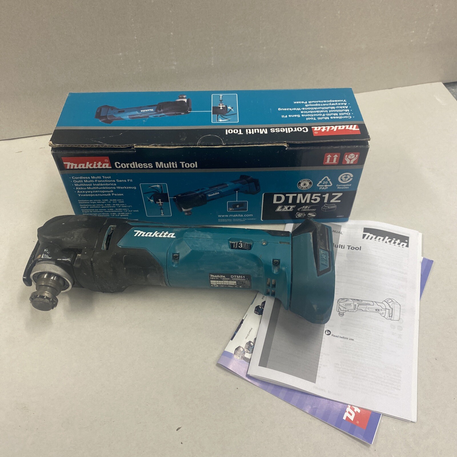 Makita DTM51Z 18V Oscillating Multi Tool (Body Only) 88381667418 eBay