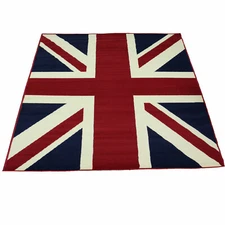 Traditional Flag Of England Carpet Oriental UK Area Rug British Casual Navy
