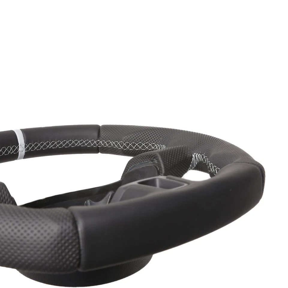 VW Lenkrad Golf 6 Caddy Tiguan Touran Sharan Abgeflacht Neu Beziehen 58158 - Bild 4 von 4