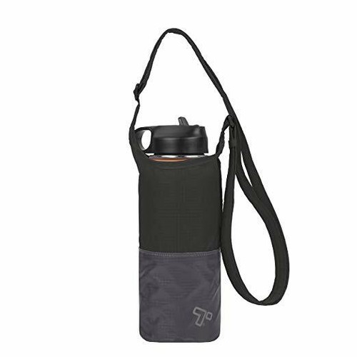 Travelon Packable Water Bottle Tote / Carrier Black & Gray eBay