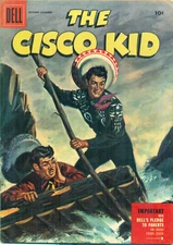 The Cisco Kid #29 Pancho Painted Cover Golden Age Western Dell Pledge 1955