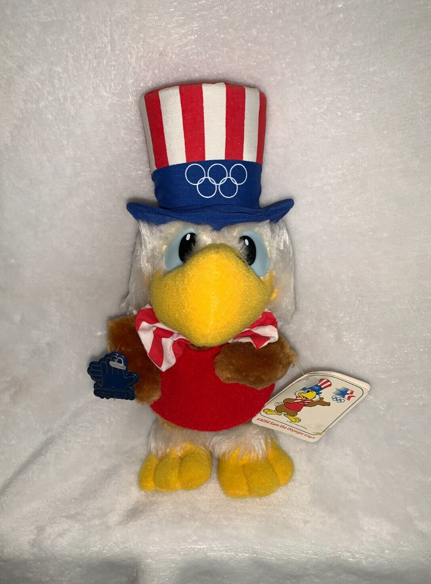 1984 LA Olympics Mascot Sam the Eagle Plush Stuffed Animal Applause