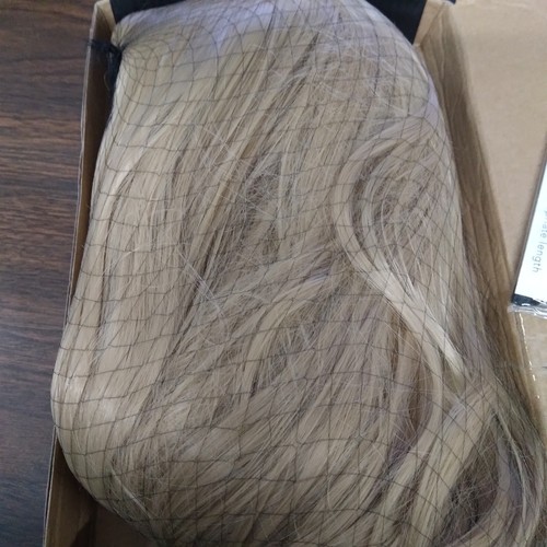 Peluca Rubia 13" Corta Rizada Ondulada Bob Mujeres Niña Playa Ola Sintético Cosplay Parte - Imagen 16 de 18