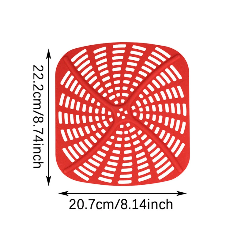 Air Fryer Liner Silicone Mat Accessories Baking Cooking Non-Stick Pad For Ag301