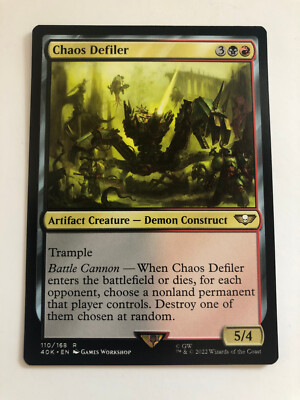 MTG Chaos Defiler Universes Beyond: Warhammer 40,000 Regular NM