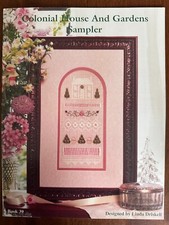 Colonial House and  Gardens Sampler Linda Driskell Hardanger Embroidery Pattern