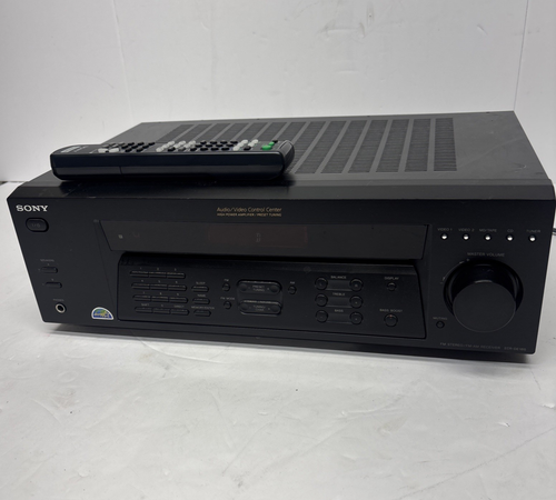 Sony AM/FM Stereo Receiver STR-DE185 Audio Video Control Center Remote ...
