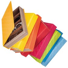 Brillenetui Mehrbrillenetui Brillenkoffer Brillenbox Brillenkiste für 4 Brillen 