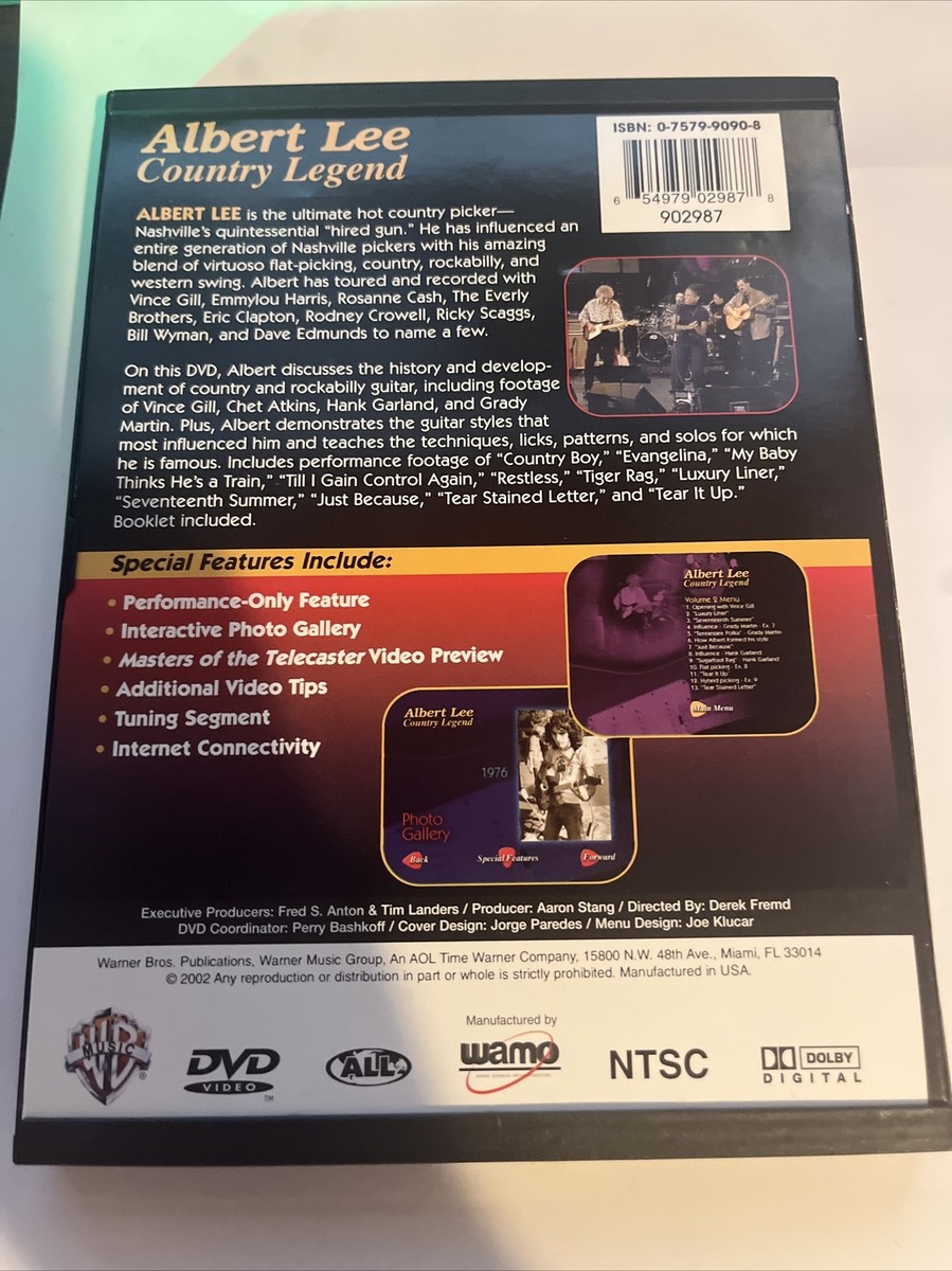 【中古】 Albert Lee / Country Legend Albert Lee: Country Boy: Guitar DVD: Albert Lee | Alfred Music