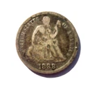 1888 SEATED LIBERTY DIME 10C PHILADELPHIA MINT NICE COLLECTOR FULL LIBERTY
